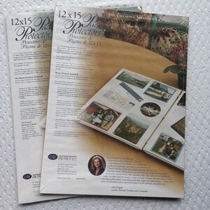 Creative Memories  12x15 page protectors Lot Of 2 Unopened 32 Total